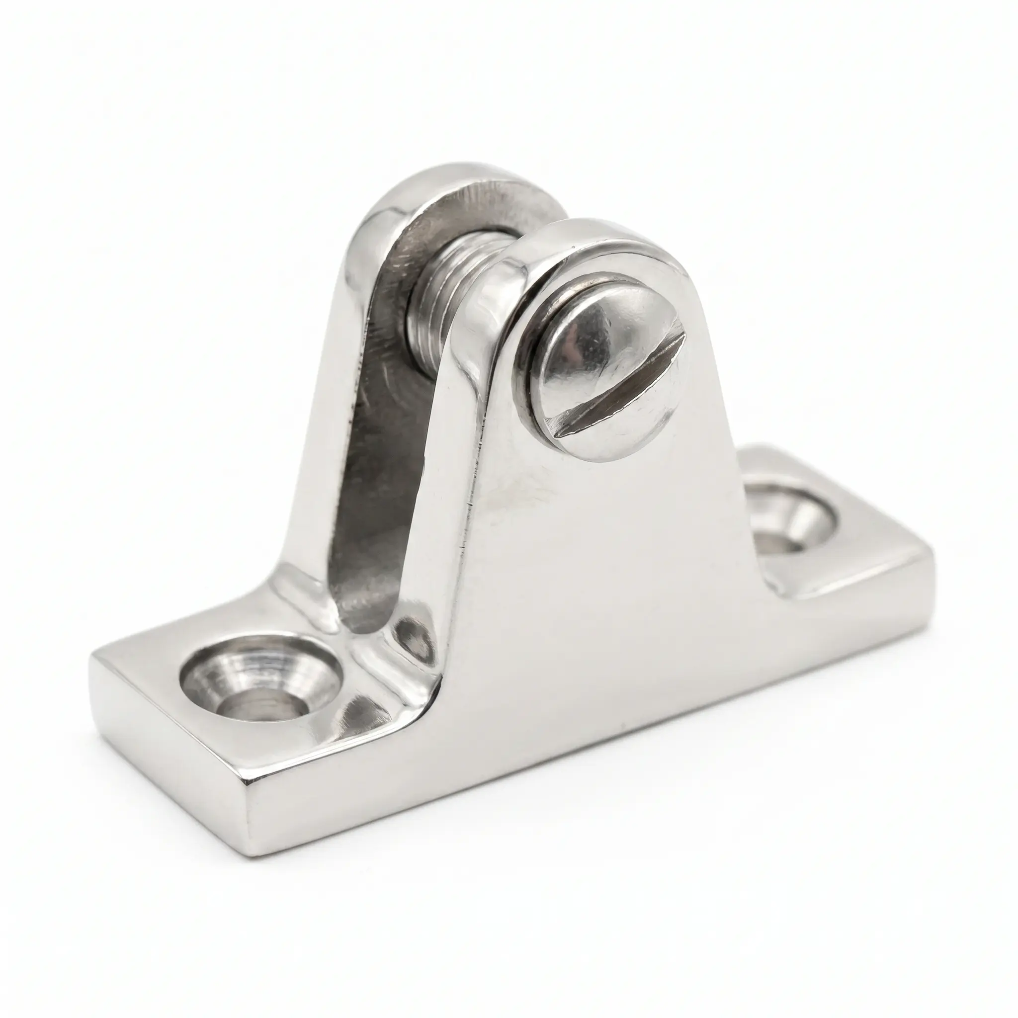 MARINE CITY Bimini Top Deck Hinge with Removable Pin 316 Stainless Steel Side Mount Corrosion Resistant for Boats Marines