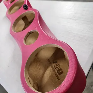 Universal 38” Sound Bar Pod 4x 6.5” Midrange & 2x Tweeter - Wood and Fabric, Cut Out 5.81  LEER PRIMERO NO INCLUYE BOCINAS  NO SPEAKERS INCLUDING