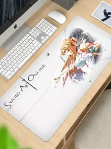 Asuna Kiroto Anime Sword Art Online Mousepad Mouse Pad, desk decoration, for gamers and avid fans, for laptop, desktop, mouse pad for women