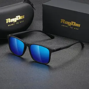 ReyDix unisex same polarized square outdoor driving sports sunglasses uv400