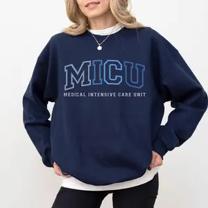 MICU Sweatshirt, Medical Intensive Care Unit Crewneck Sweater, MICU Nurse Gift, Micu RN, Medical Icu Tech, Aid Crew, Medical Nurse Sweater