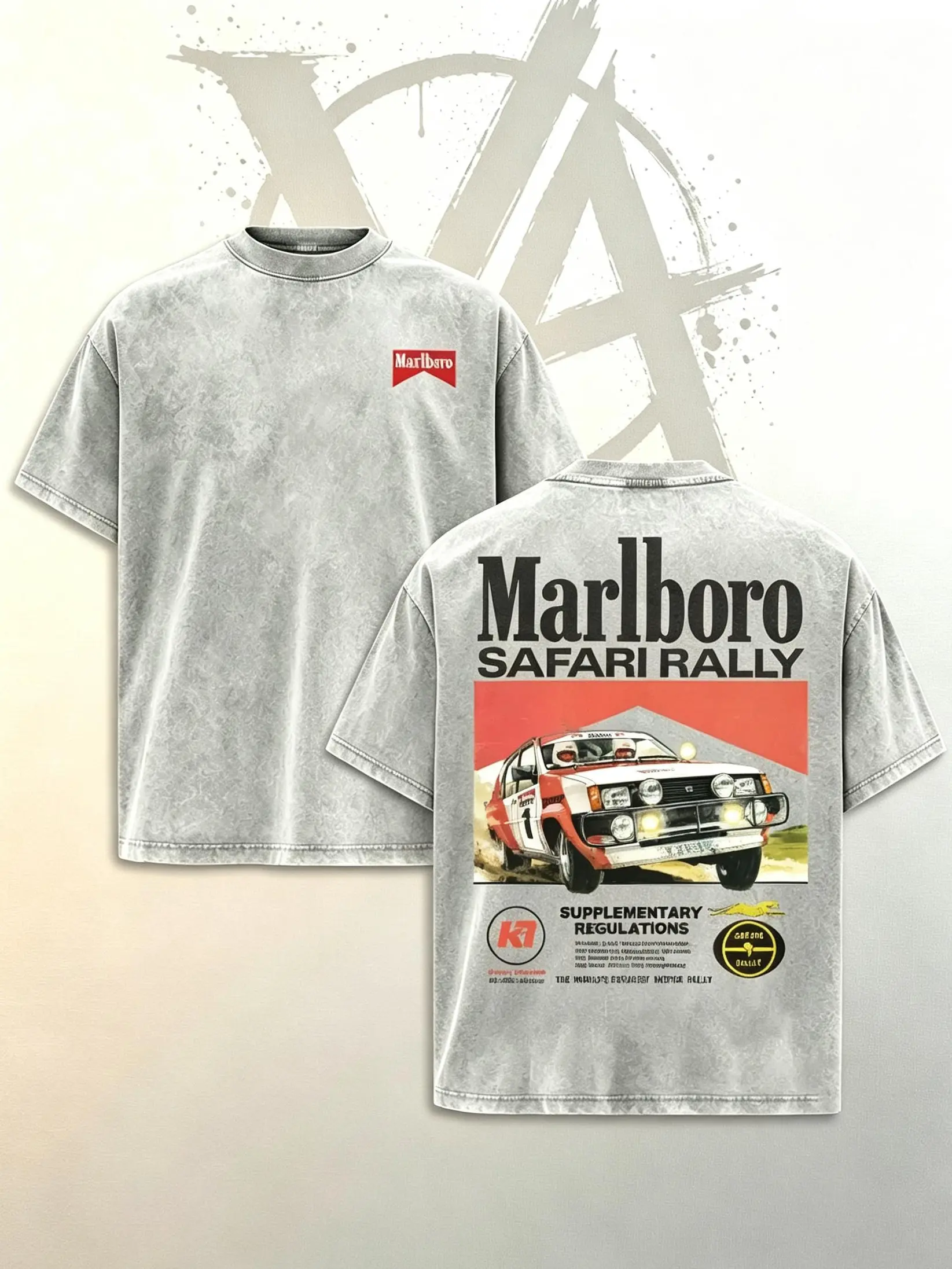 [AVT]Vintage Safari Rally Graphic Tee Men Washed Grey T-Shirt Retro Motorsport Off Road Heavyweight 100% Cotton Loose Fit Casual Top Streetwear Harajuku Short Sleeve Clothing Summer Graphic Tee Hip Hop Oversized Apparel,symbol t-shirt,funny student shirt
