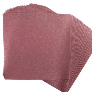 Glitter Cardstock Rose