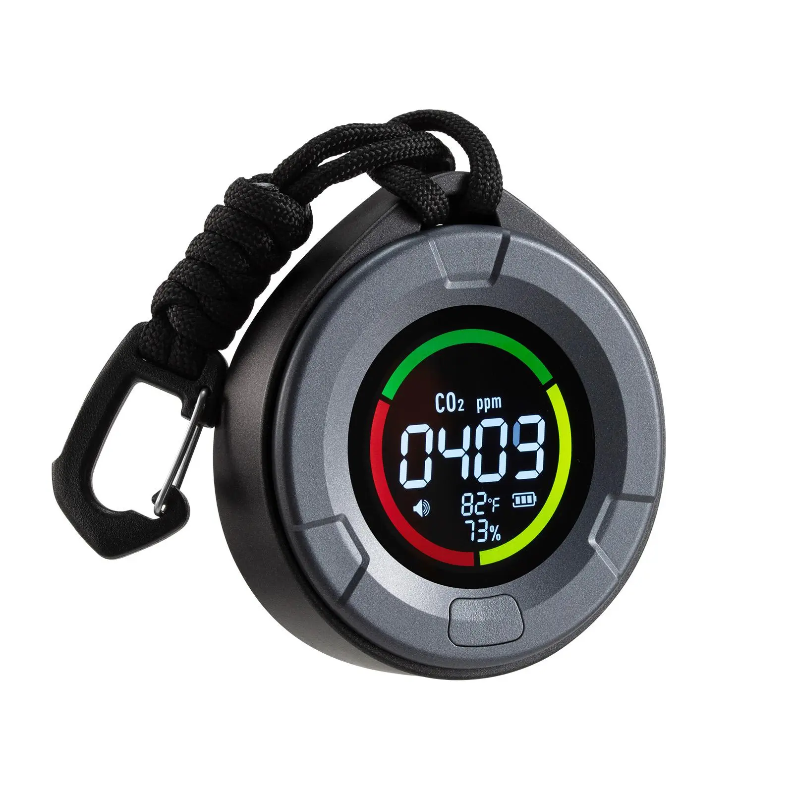 【DealsForYouDays】VEVOR Carbon Dioxide Monitor,CO2 Controller with Temperature and Humidity DisplayNDIR Sensor Carbon Dioxide Detectorfor OutdoorsHomeOfficeCarLightweight & Portable, Handheld Meter, Indoor/Outdoor
