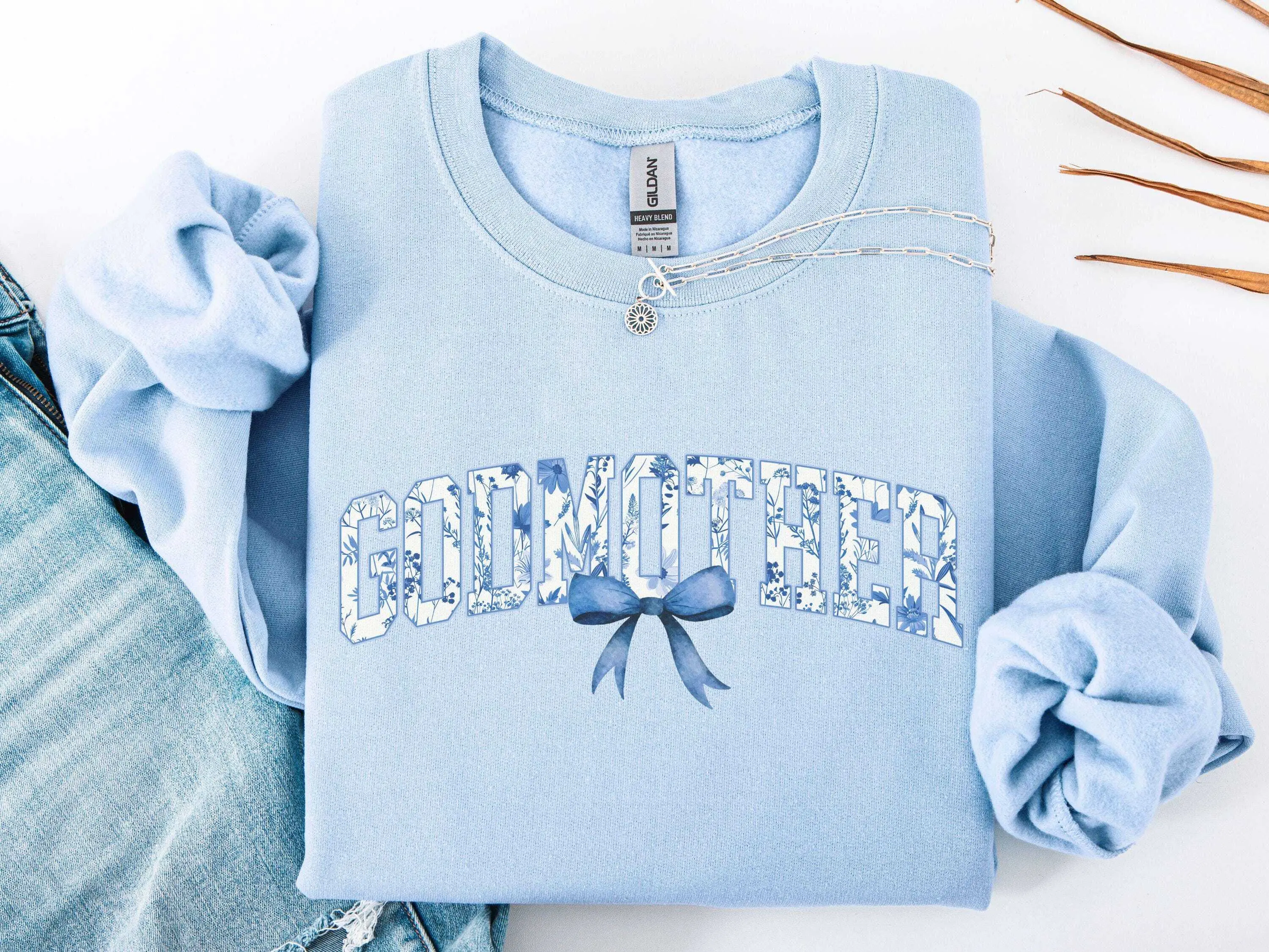 Godmother T-Shirt / Sweatshirt & Hoodie, Godmother Sweater for Baptism, Godmother Gift from Goddaughter, Godmother Proposal Sweatshirt, Gift for Godmother
