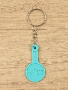 1pc 3D Printed Quarter Token Keeper for Shopping Carts, Shopping Cart Coin Keychain, Highquality Token, Durable Keyring, Keychain Charm, Holiday Shoppers, Never Need a Quarter for Carts Again!