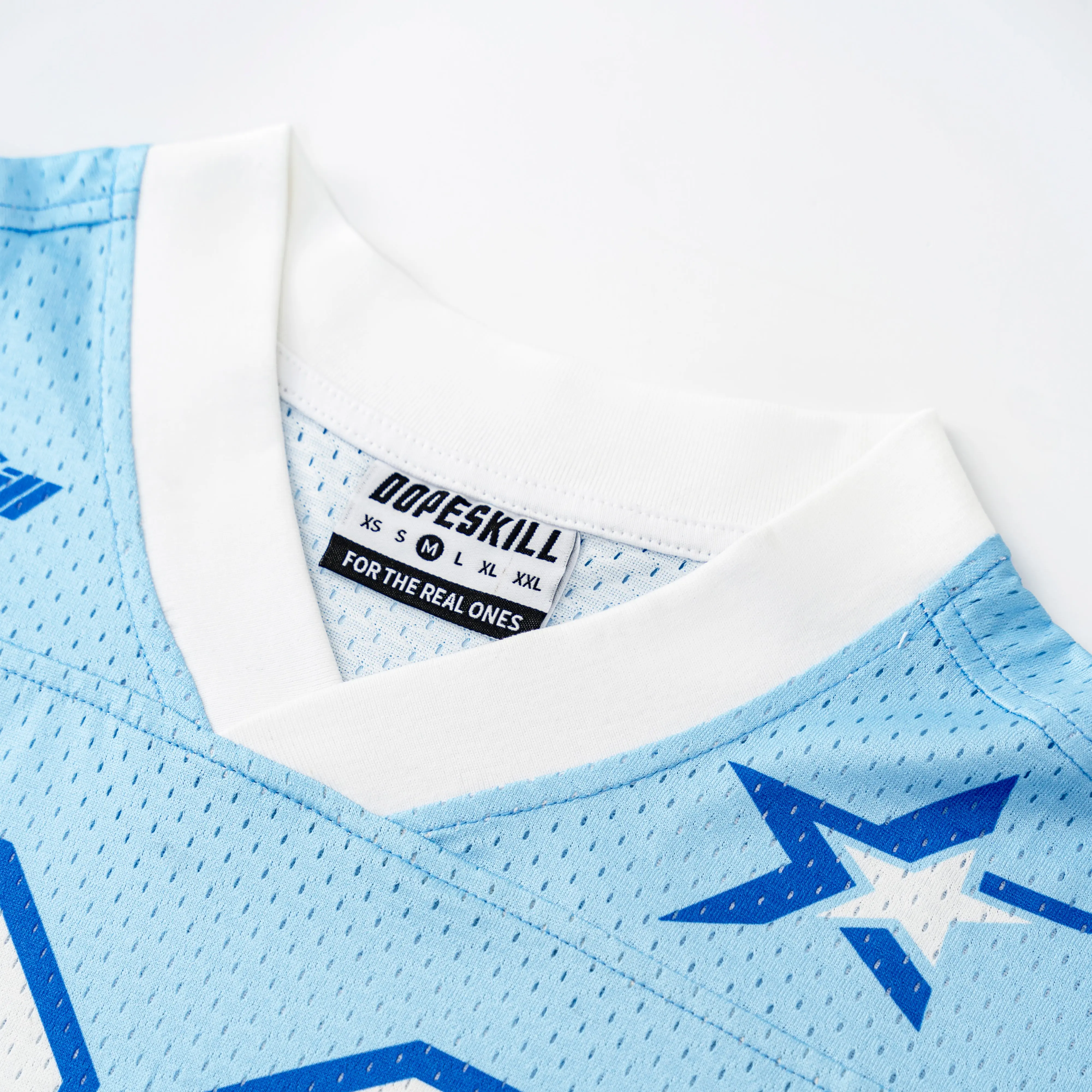 DopeSkill Oversized Jersey Streetwear Graphic Tee Cool V-Neck