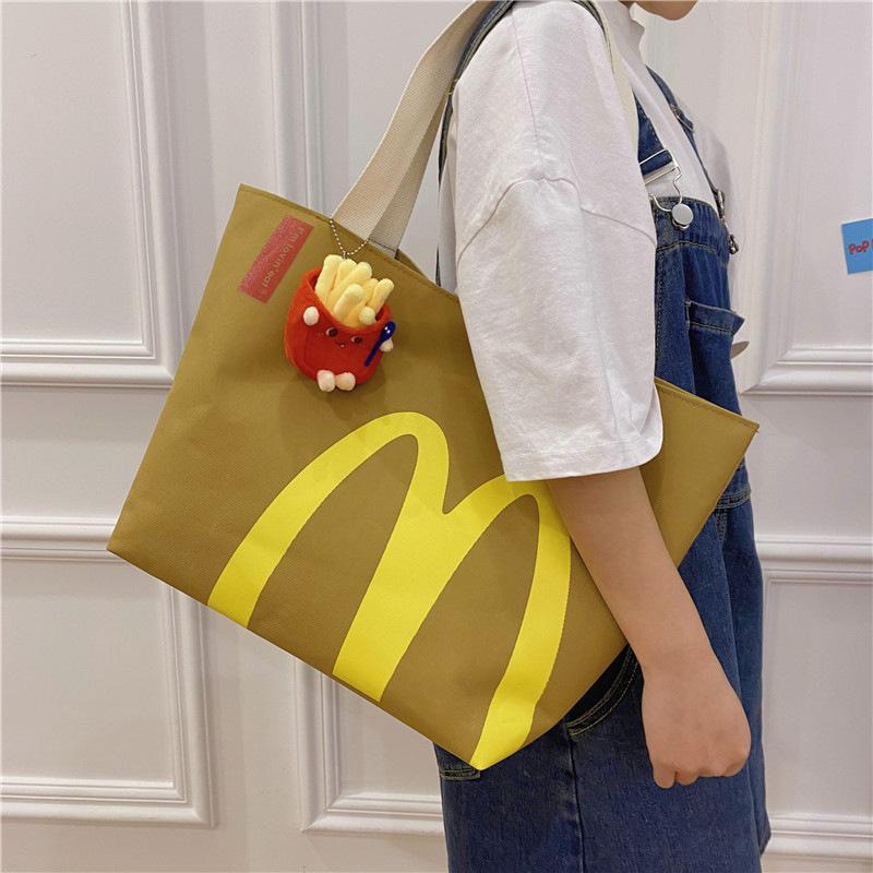 M Backpack Bags Large Capacity Student Class Backpack Cute Casual Printed Tote Backpack for Women Men