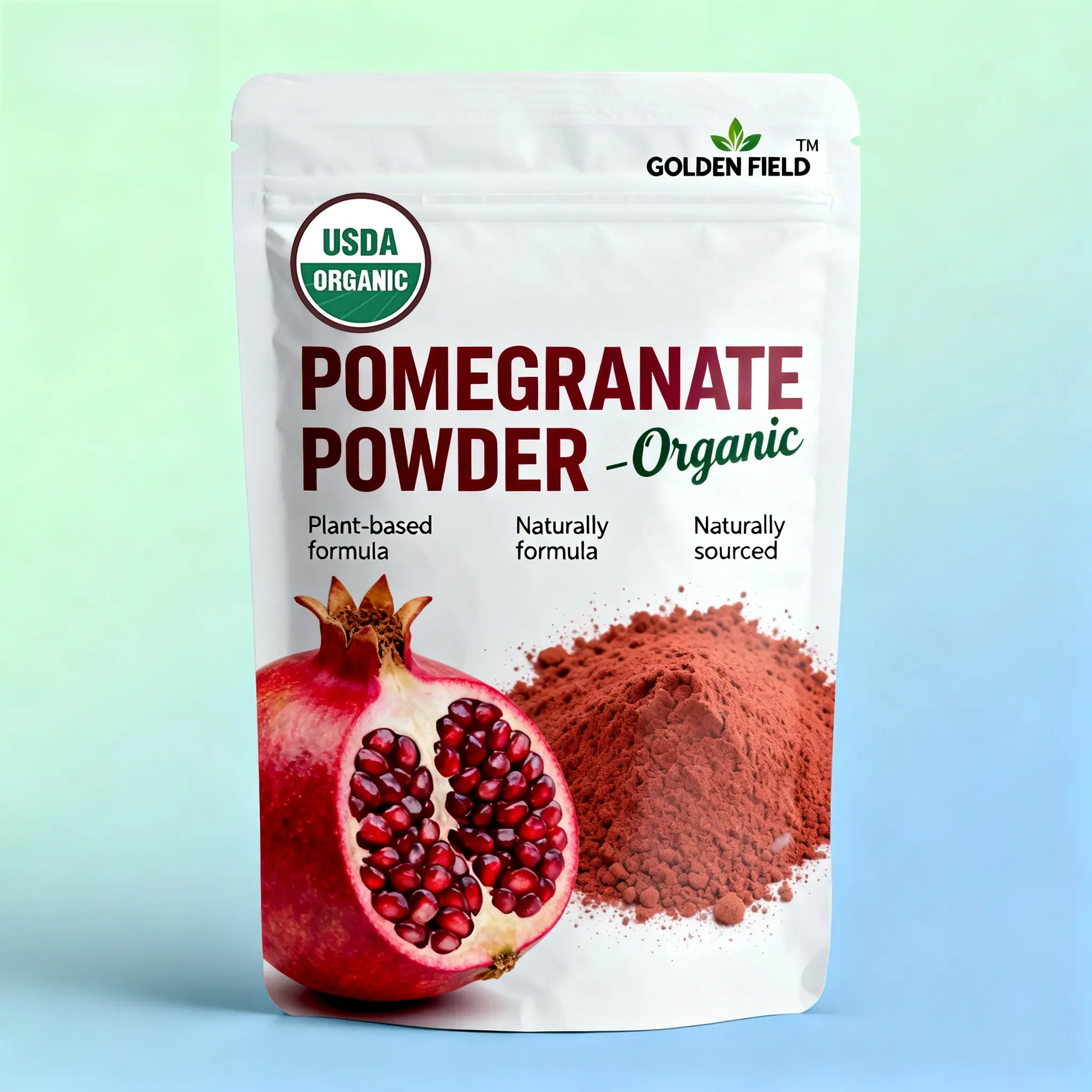 Organic Pomegranate Powder 150g – A Ruby Red Touch for Smoothies, Baking & Everyday Brightness