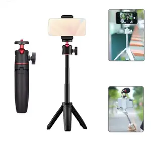 Mini Desktop Selfie Stick Tripod With 1/4 screw Handheld Camera Live Vlog For Phone Portable Retractable Stand