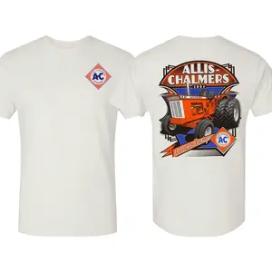 Allis Chalmers D21 AC Milwaukee 1901 Men's T-shirt Tractor Agriculture Cotton Short Sleeve T-Shirt