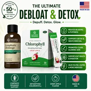 Debloat/Detox Duo: Apple Chlorophyll & Lymphatic Drainage Supplement
