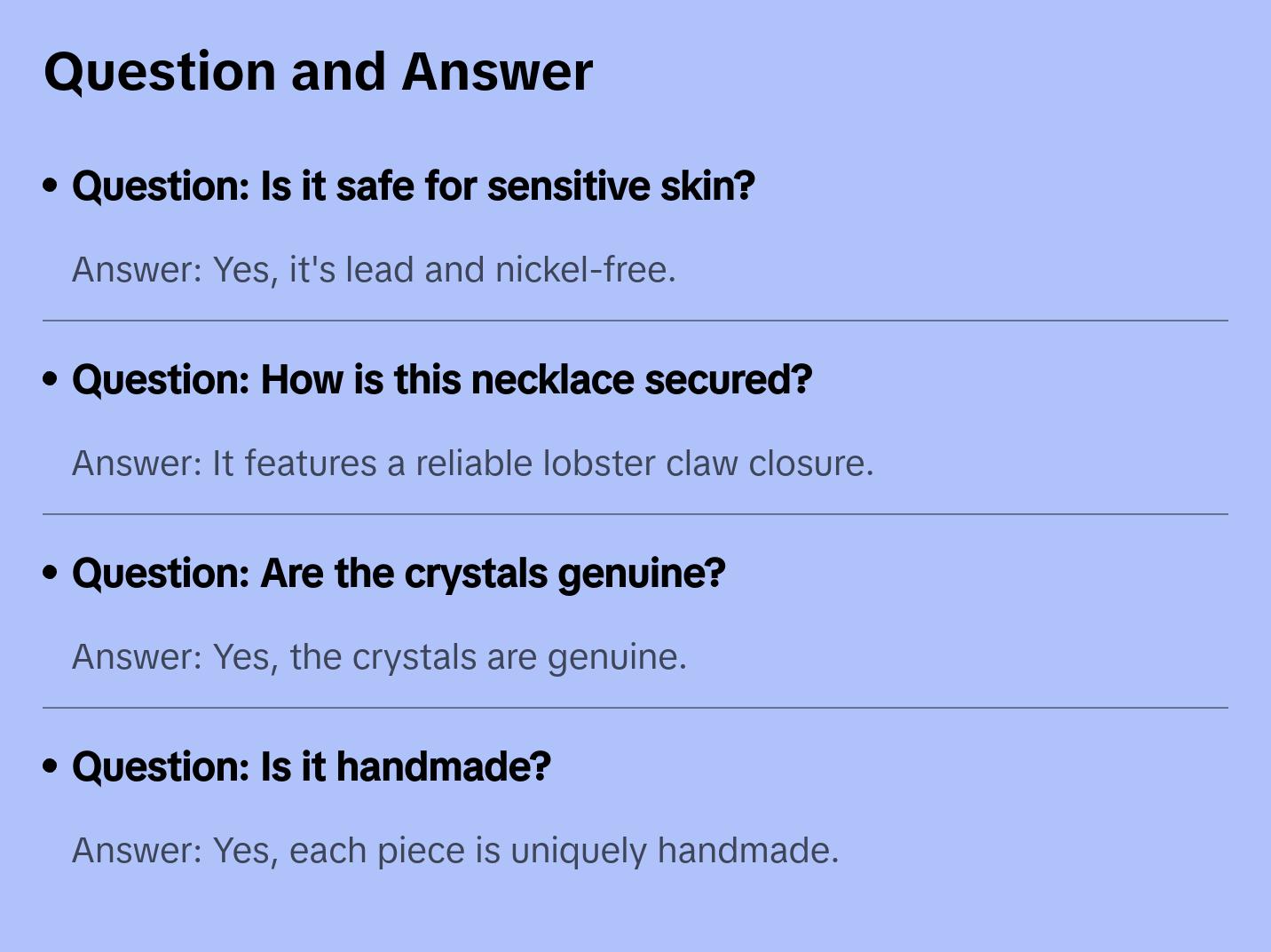 Sterling Silver Bib Necklaces with Genuine Crystals Sterling Silver Bib Necklaces with Genuine Crystals