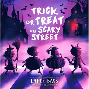Trick or Treat on Scary Street by Lance Bass, Roland Garrigue [Hardcover Book]
