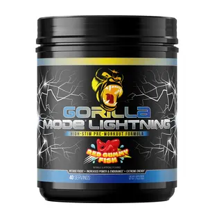 Gorilla Mode Lightning High-Stim Pre-Workout (40 Servings) Gorilla Mode Lightning High-Stim Pre-Workout (40 Servings)