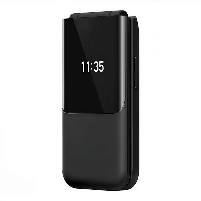 Flip-screen dual-screen mobile phone with dual SIM cards, dual standby, ultra-long standby time, feature phone for the elderly