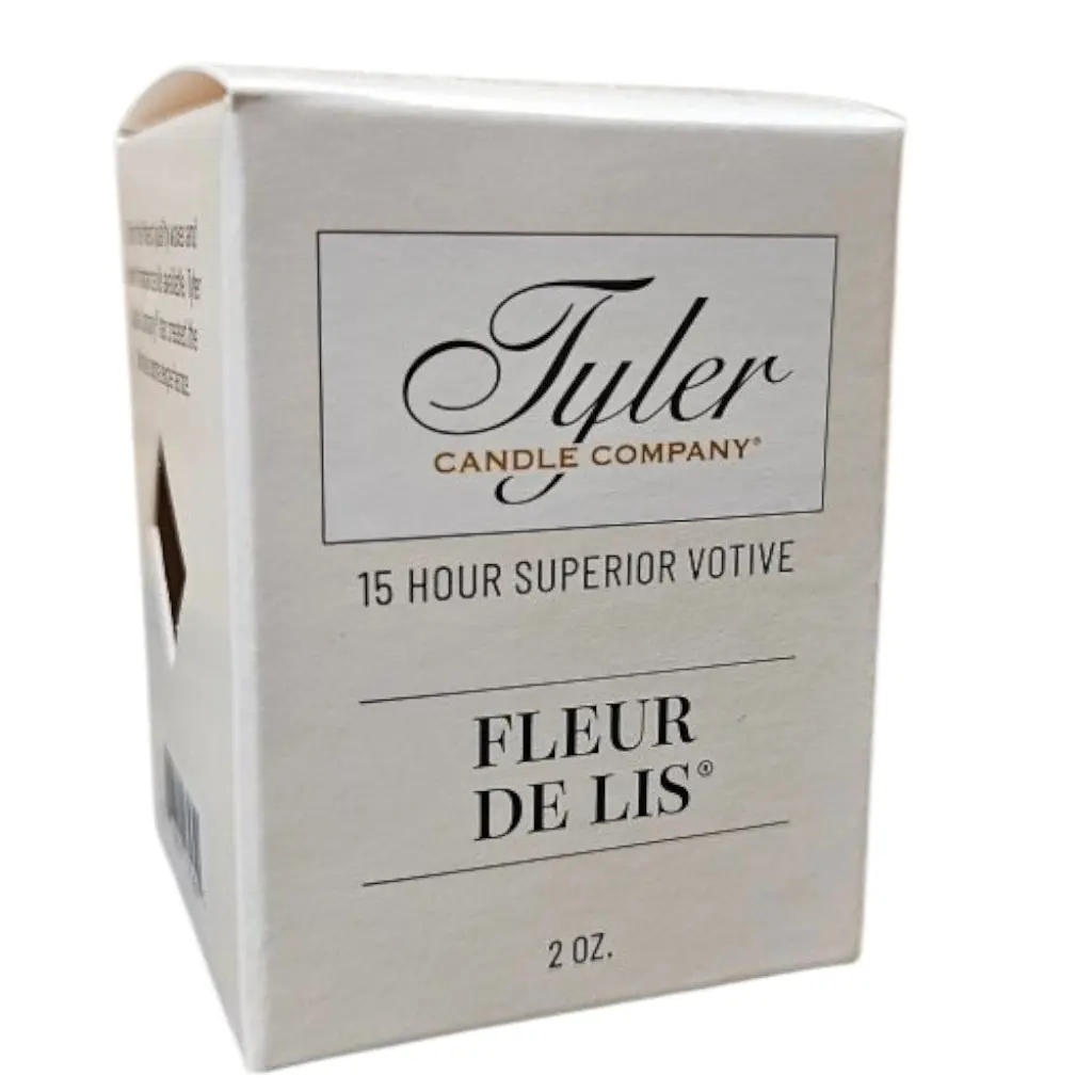 Tyler Candle Votive Candle - Fleur De Lis