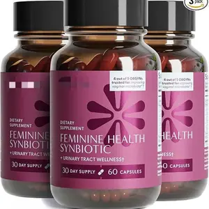 Women's Probiotic Capsules Feminine Flora & Vaginal Wellness Support 60 Count