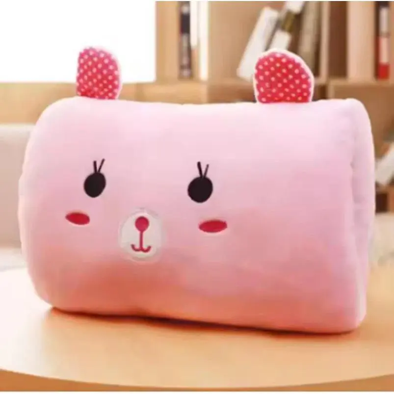 Children's Plush Pillows Hand Warmers Gloves Adults Cartoon Nap Pillows Cushions Creative Hand Warmers Plush Children's Day Gift