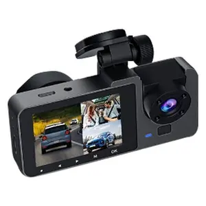 Dash Camera for Cars, 4K Full UHD Dash Cam Front and Rear Inside,Car Camera with Free 32GB SD Card,Built-in Super Night Vision, Loop Recording, WDR,G-Sensor,24 Hours Parking Monitor