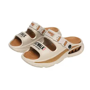 Mens Sandals, Ultra Cushion Comfy Men Slippers, Arch Support Man Sport Sandal with Back Strap Open Toe Shoes for Indoor Outdoor Beach Garden Travel