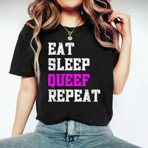 100% Cotton Queef Inap Airport Vacation T-Shirt 29JUN25TT1