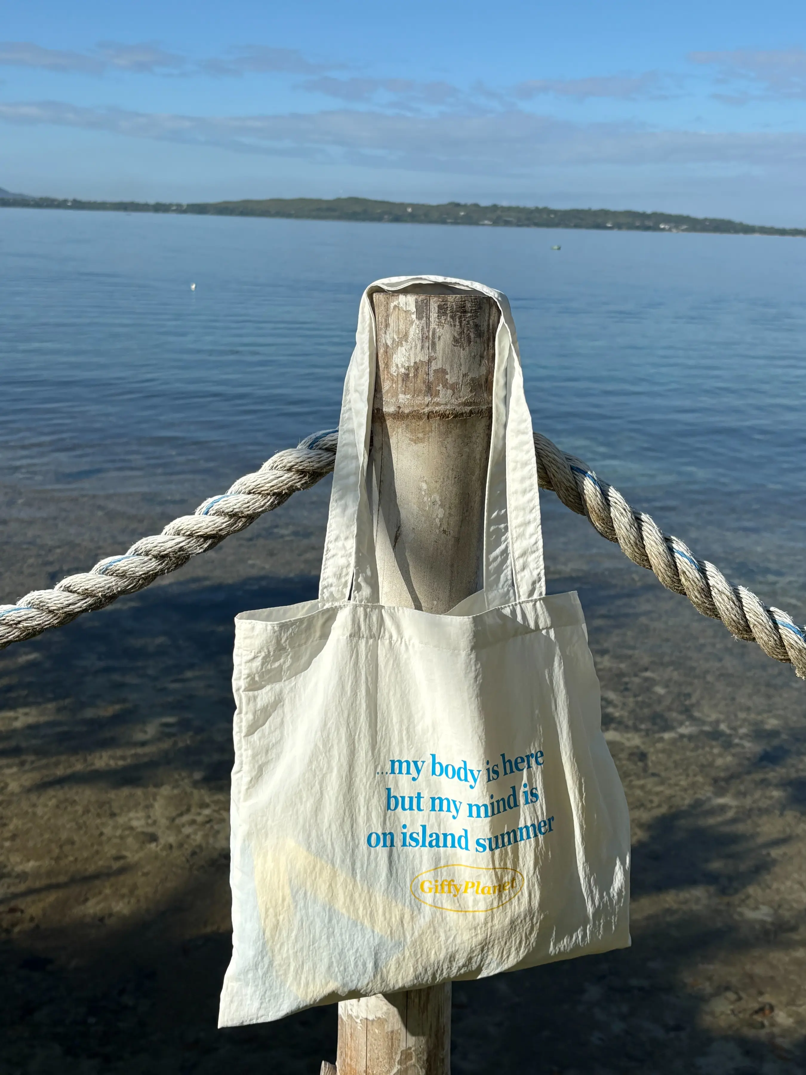 "Wave Dance & Whisper" Casual Canvas Tote for Beach & Daily