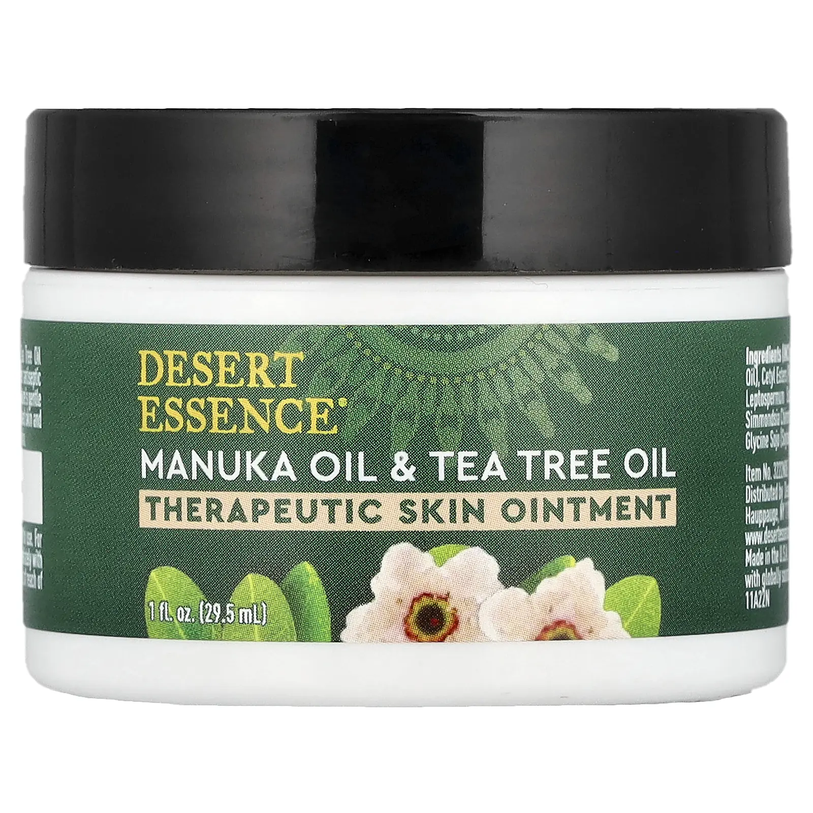 Desert Essence Therapeutic Skin Ointment, Manuka Oil & Tea Tree Oil, 1 fl oz (29.5 ml)