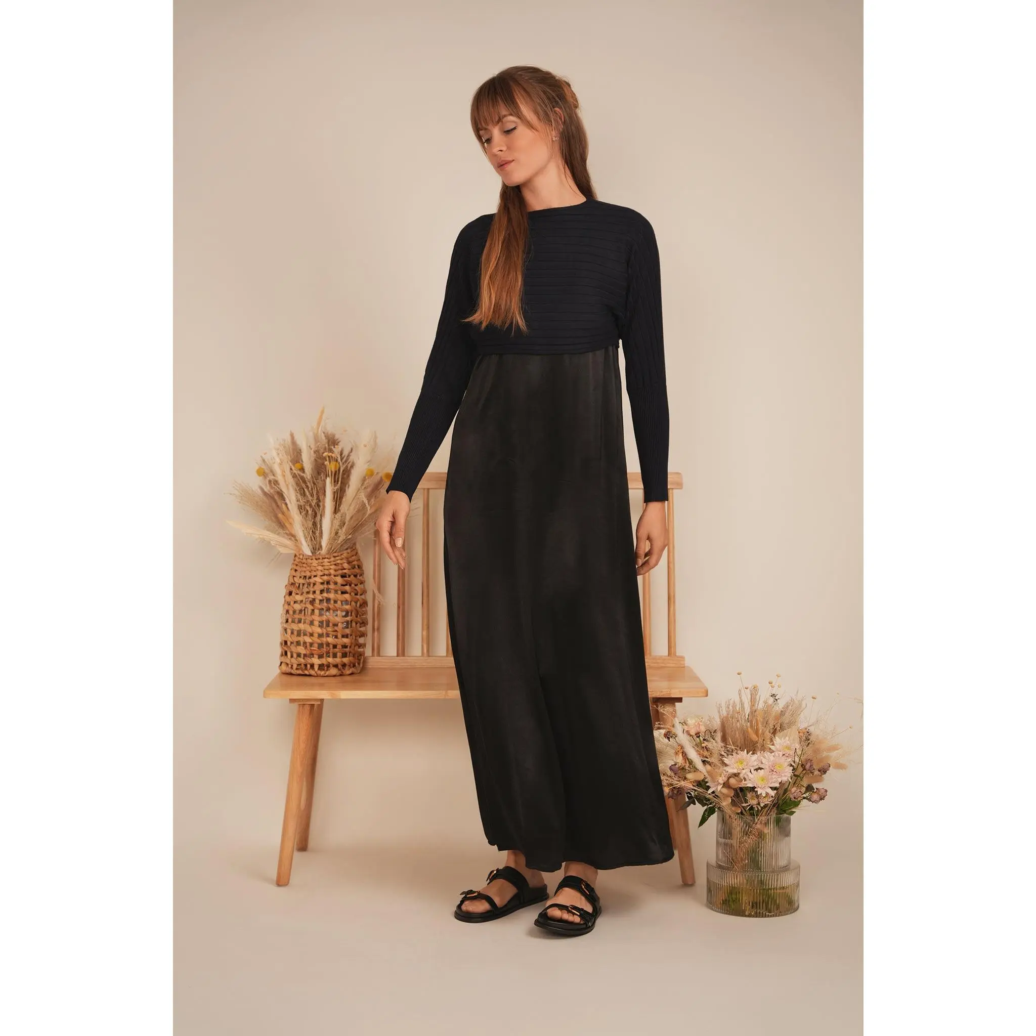 Cropped Dolman Sweater