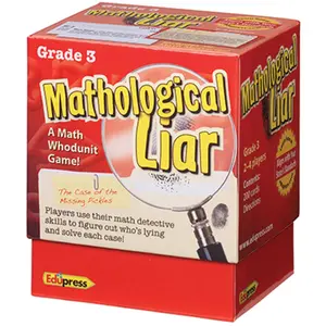 Edupress Mathological Liar Grade 3 Educational Game, Math Learning Tools for Sports & Outdoor Fan Shop Enthusiasts
