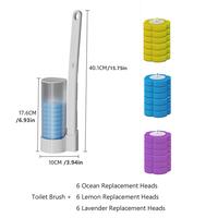 toilet brush+18 Pcs Refills