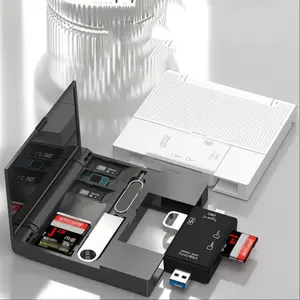 Multifunctional OTG Card Reader, 7-In-1 Micro SD Card Reader, Type-C Interface, Compatible with Digital Cameras, Smartphones, Tablets