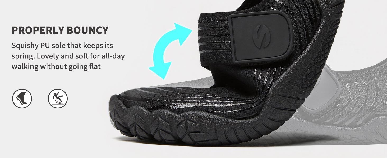 Quick Dry Barefoot Beach & Pool Shoes - Slip-on for Women & Men, Surf, Yoga & Water Sports