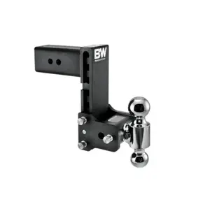 B&W Tow & Stow Adjustable Trailer Hitch 3" Receiver Dual Ball 7.5" Drop - TS30040B