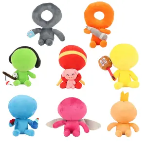 Alan Becker Plush Toy Cartoon Stick Figure Soft Stuffed Doll Animation Plushie Kids Gift
