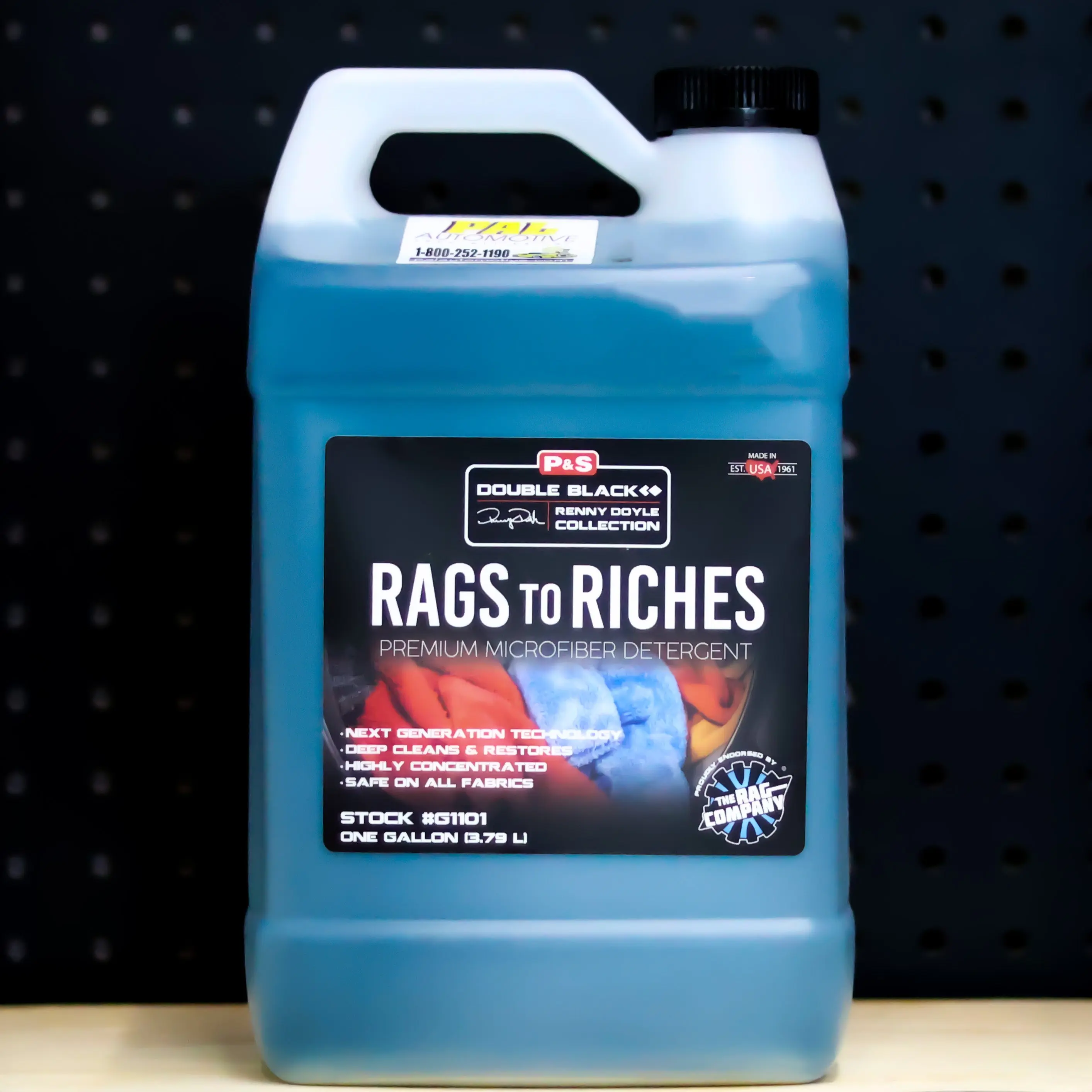 P&S Rags to Riches Detergent, 1-Gal Household Cleaner for Household Items