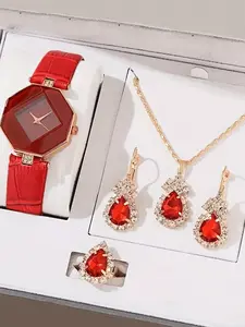 6-piece Women's Watch Fashion Watch Women's Versatile High end Women's Watch Women's Jewelry Watch Set
