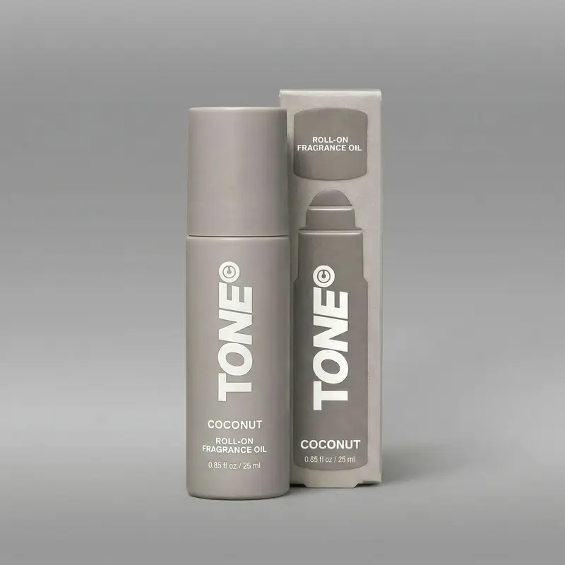 TONE Men's Roll-On Cologne Scented Bottle - Coconut Oil-Based Concentrated Longwear Fragrance with Vanilla, Pear, Sandalwood Notes, 0.85 fl oz Beauty Product, Mens Gifts, Birthday Gifts for Him