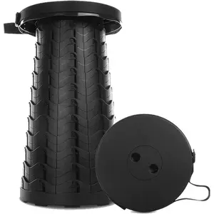 Upgraded Collapsible Stool 400lbs Max Weight Lightweight Sturdy Portable Retractable Folding Telescoping Adjustable Seat Height Camping Fishing Travel BBQ Gift Stock Up On Specials Stockpile VALUE Pack TikTokShopBlackFriday Christmas Gift