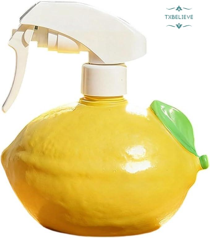 Heavy Type Garden Watering Can Creative Lemon Themed Watering Sprays Bottle with Ergonomic Handle Handed Multipurpose Pressure Garden Sprayer