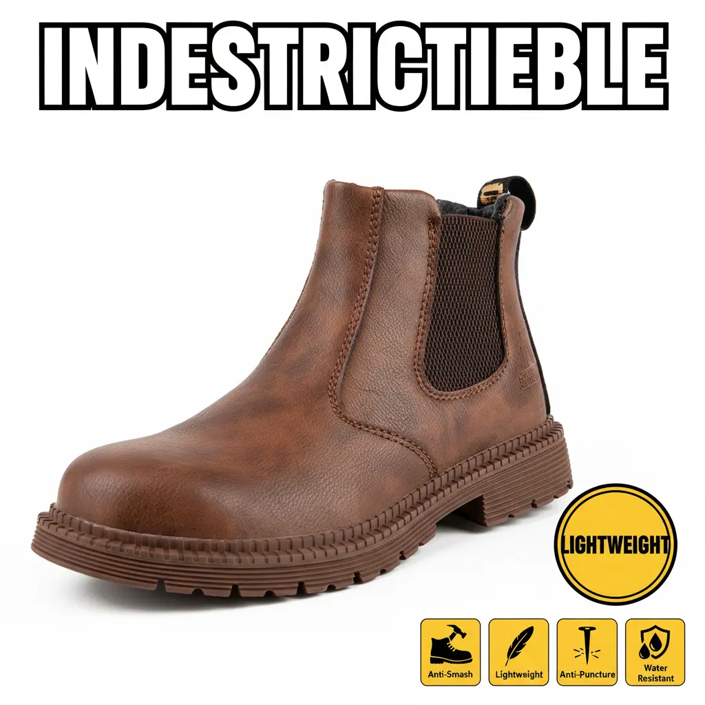 Work & Chef Safety Footwear, Unisex Synthetic Cuban Style Slip-On Clogs, Water Proof and Anti-Slip for All Seasons, Chic