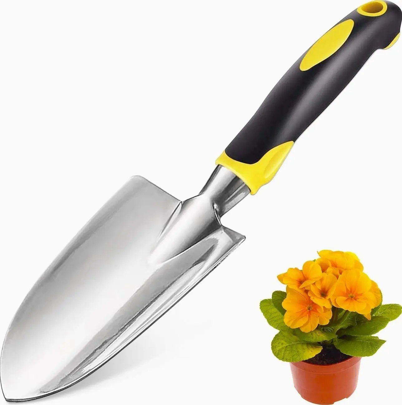 Garden Shovel Tool, Stainless Steel Heavy Duty Garden Trowel for Weeding