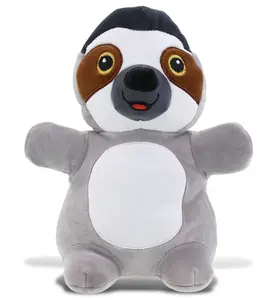 DOLLIBU Standing Sloth Stuffed Toy - Unisex Super Squishy Soft Plush Toy, Standing Pose Design, Ideal for Ages 0-12