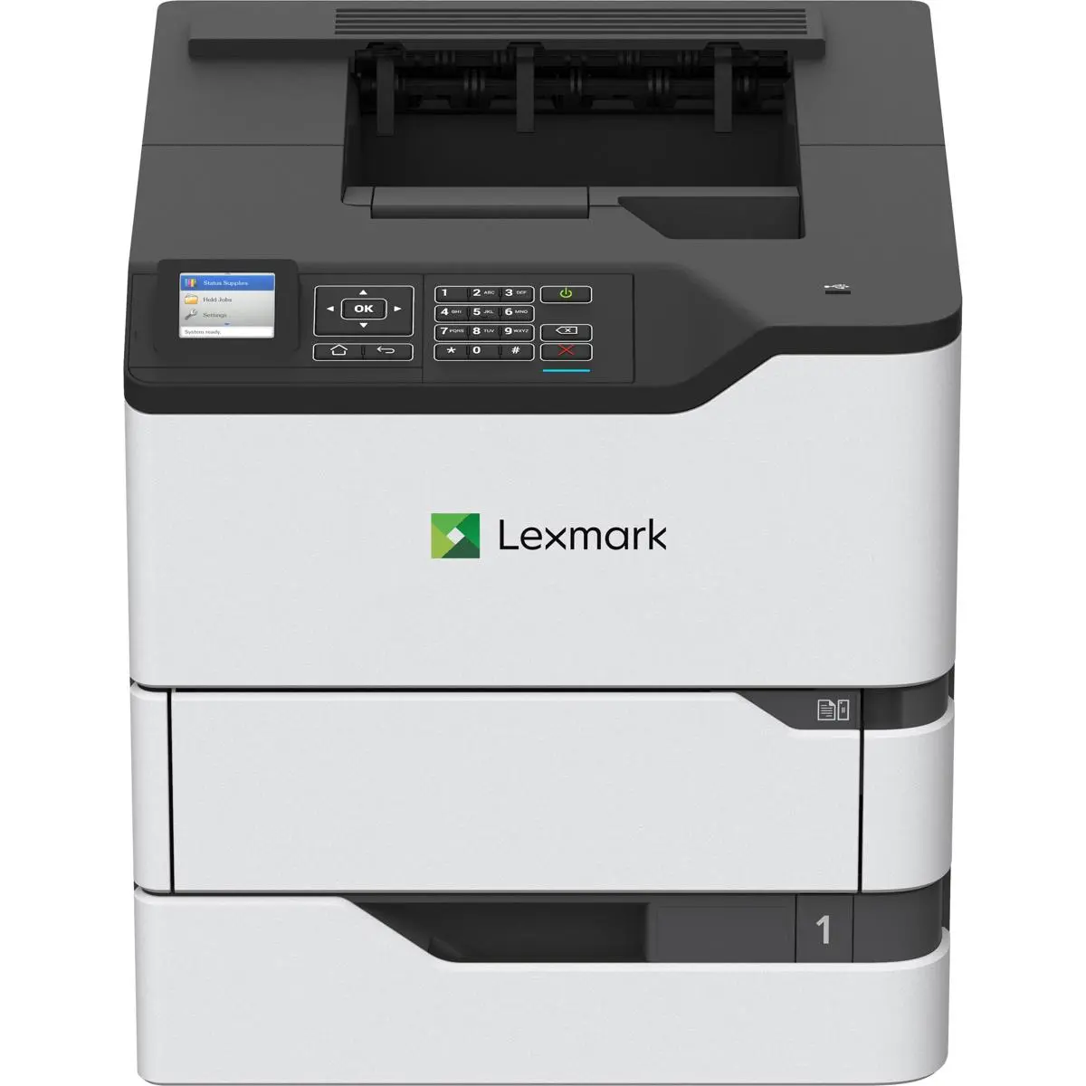 Lexmark MS823dn Monochrome Laser Printer, 65 ppm, 650 Pages Standard