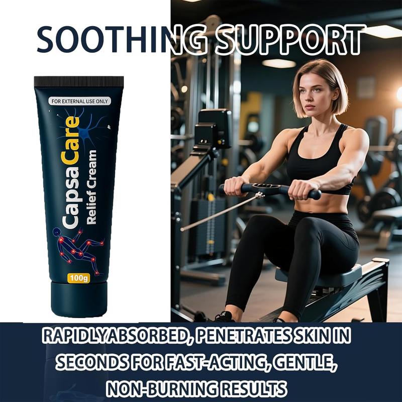 Neuropathy Relief Neuropathy Relief Cream | Neurosoothe Formula Nerve Cream, Capsicum Pain Relief Cream, Contains Capsaicin, Arnica, Menthol, Msm, And Glucosamine, Suitable For Feet, Hands, Legs, Muscles, Joints, And Waist | 100g