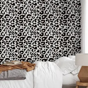 Peel & Stick Leopard Print Wallpaper, & Animal Pattern, Waterproof Vinyl Mural, Easy Install & Remove, Home Decor