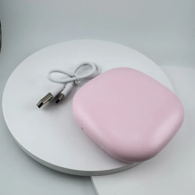 LED Compact Mirror Rechargeable Magnifying Portable Make-Up Mirror with USB Cable for Travel and Daily Use Ideal for Travelers and Daily Makeup Users