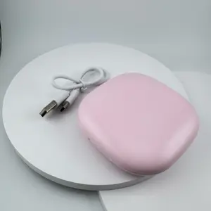 LED Compact Mirror Rechargeable Magnifying Portable Make-Up Mirror with USB Cable for Travel and Daily Use Ideal for Travelers and Daily Makeup Users