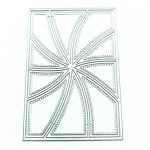 Rectangular Grid Metal Cutting Mold, Perfect for Handmade Crafts, Ideal for Paper Card Album Projects, Background Embossing Tool