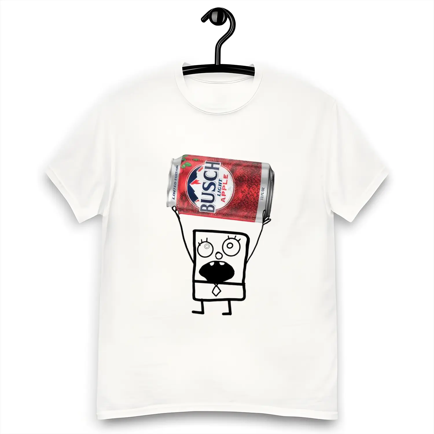 Bapple Wrap Shirt Sketch Meme Holding Cold B*er Tee